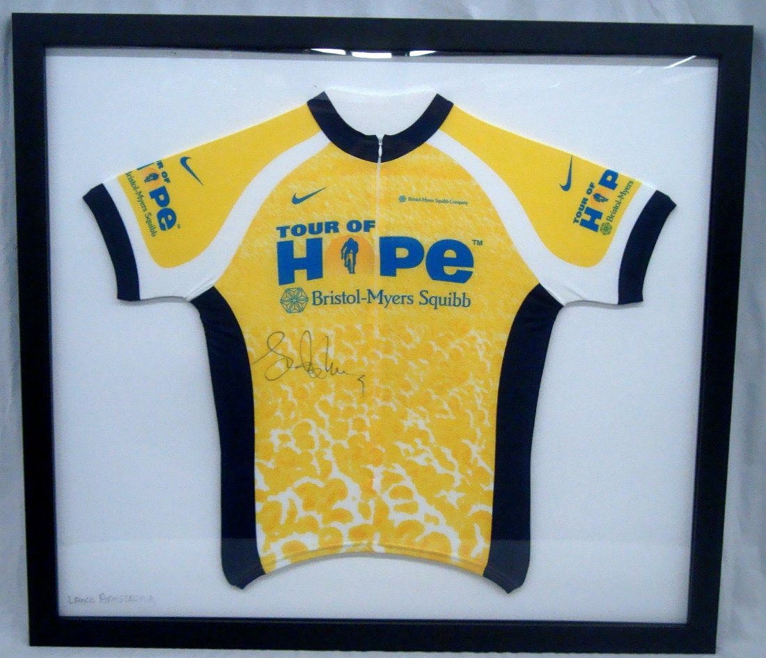 Lance Armstrong Autographed "Tour of Hope" (1 of 5)