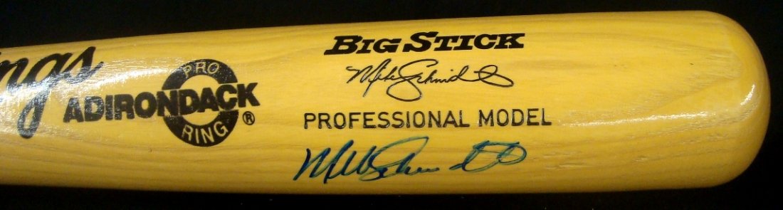 Mike Schmidt Autographed Rawlings Adirondack Bat (1 of 3)