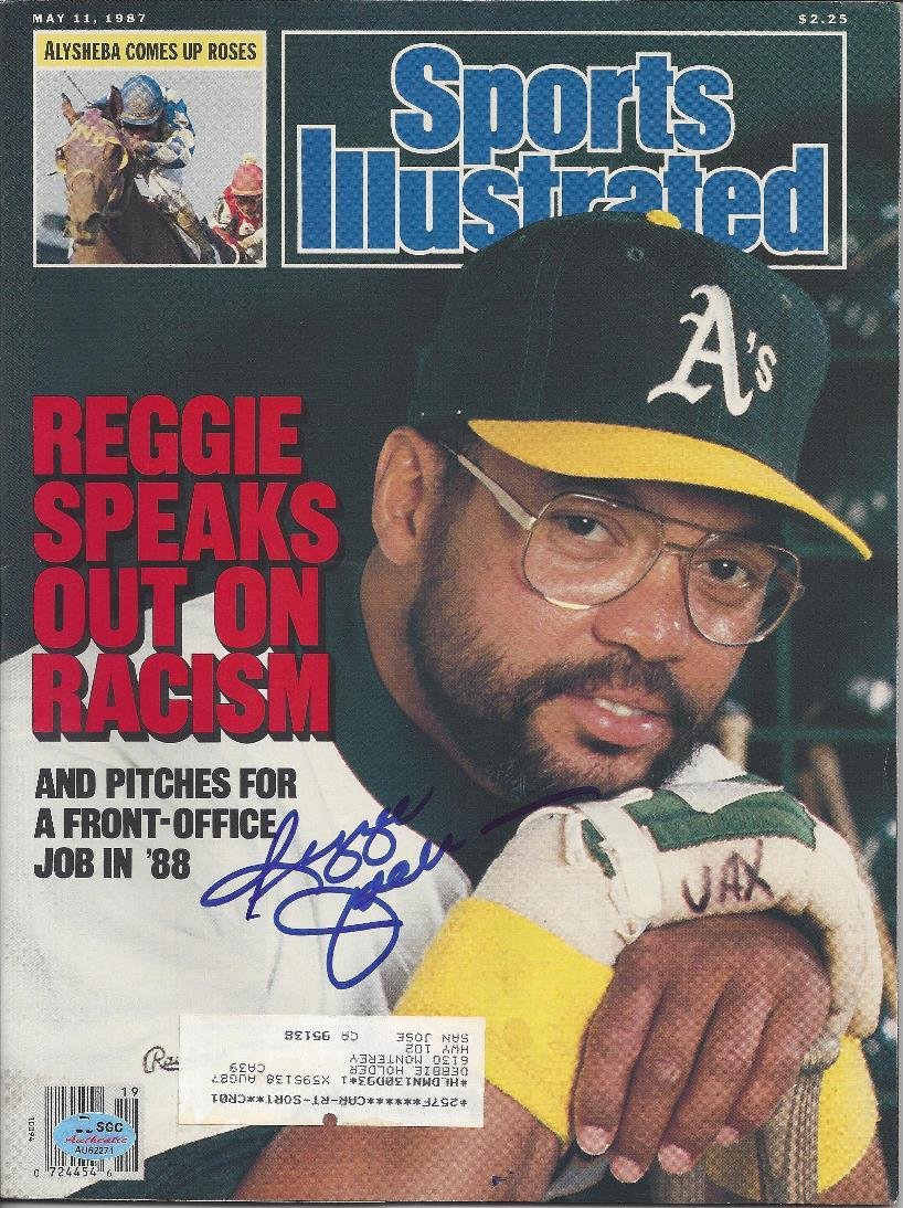 Reggie Jackson Autographed 1987 Sports Illustrated (1 of 1)