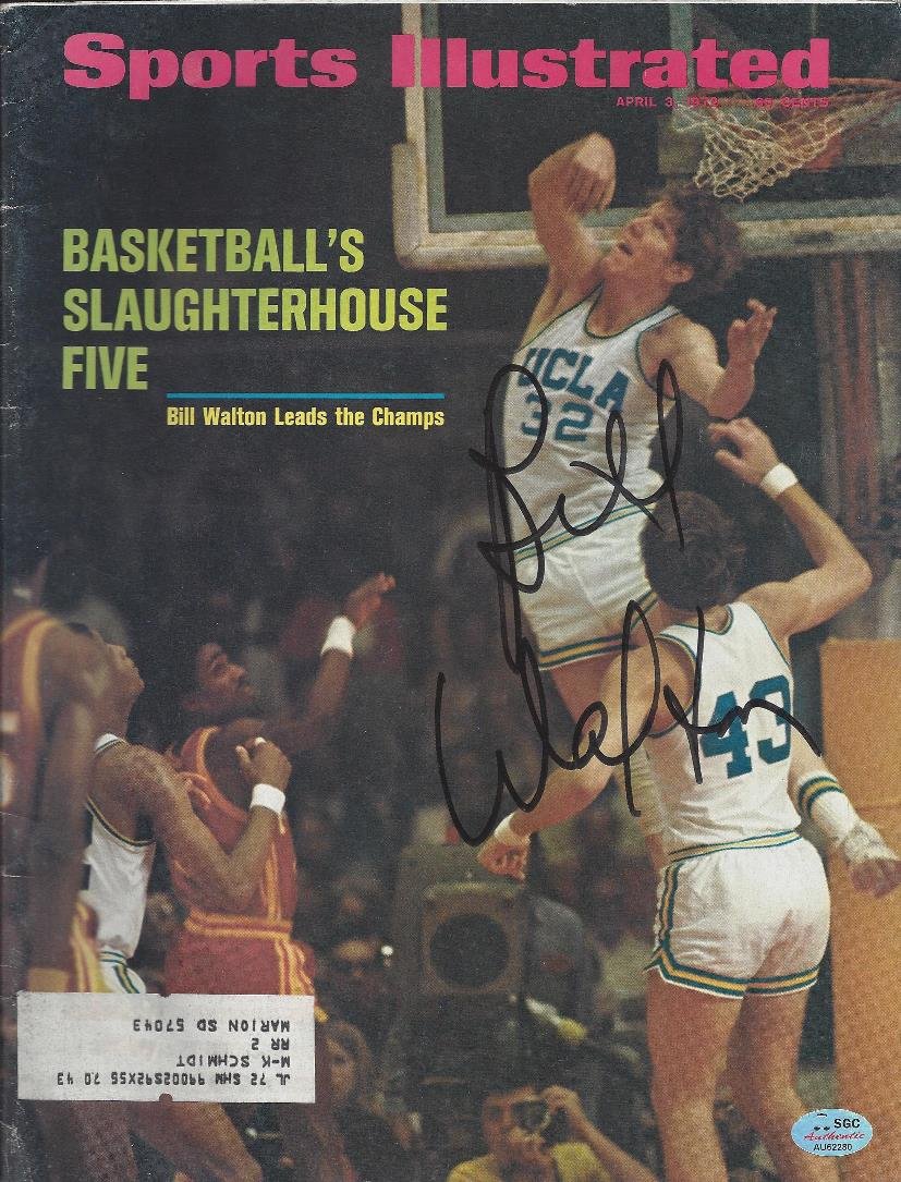 Bill Walton Autographed 1972 Sports Illustrated (1 of 1)
