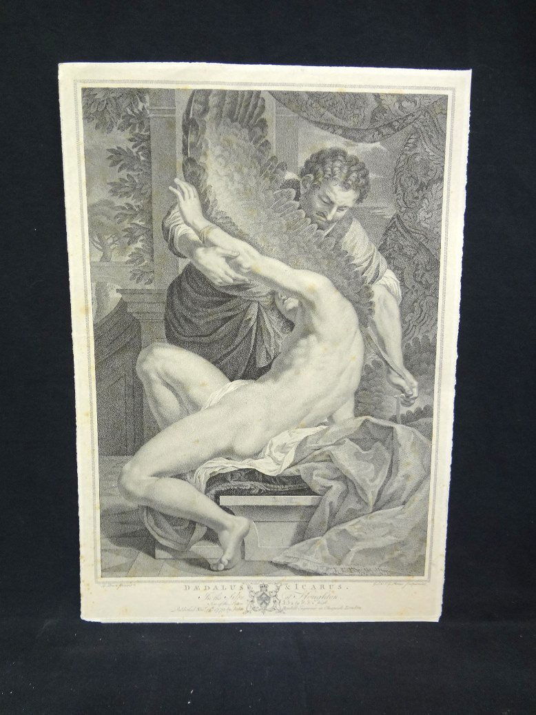 Daedalus and Icarus; In the Salon at Houghton 1779 (1 of 7)