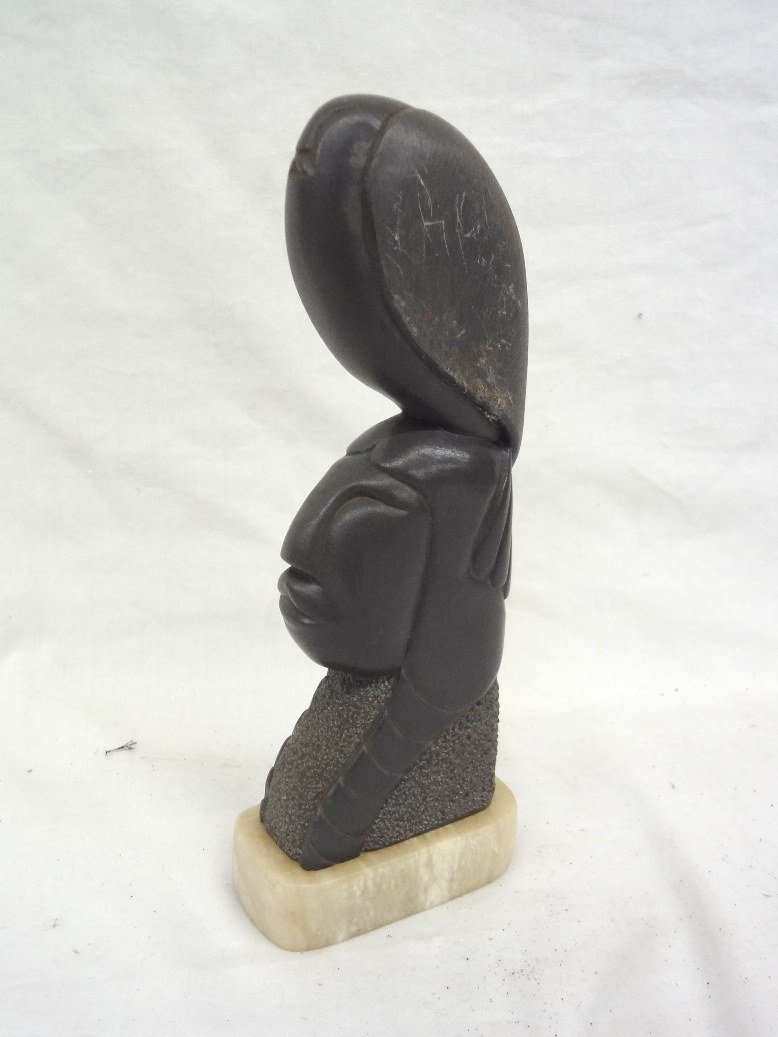 Taos Pueblo Sculpture "Boy With Bird" by John Suazo (1 of 3)