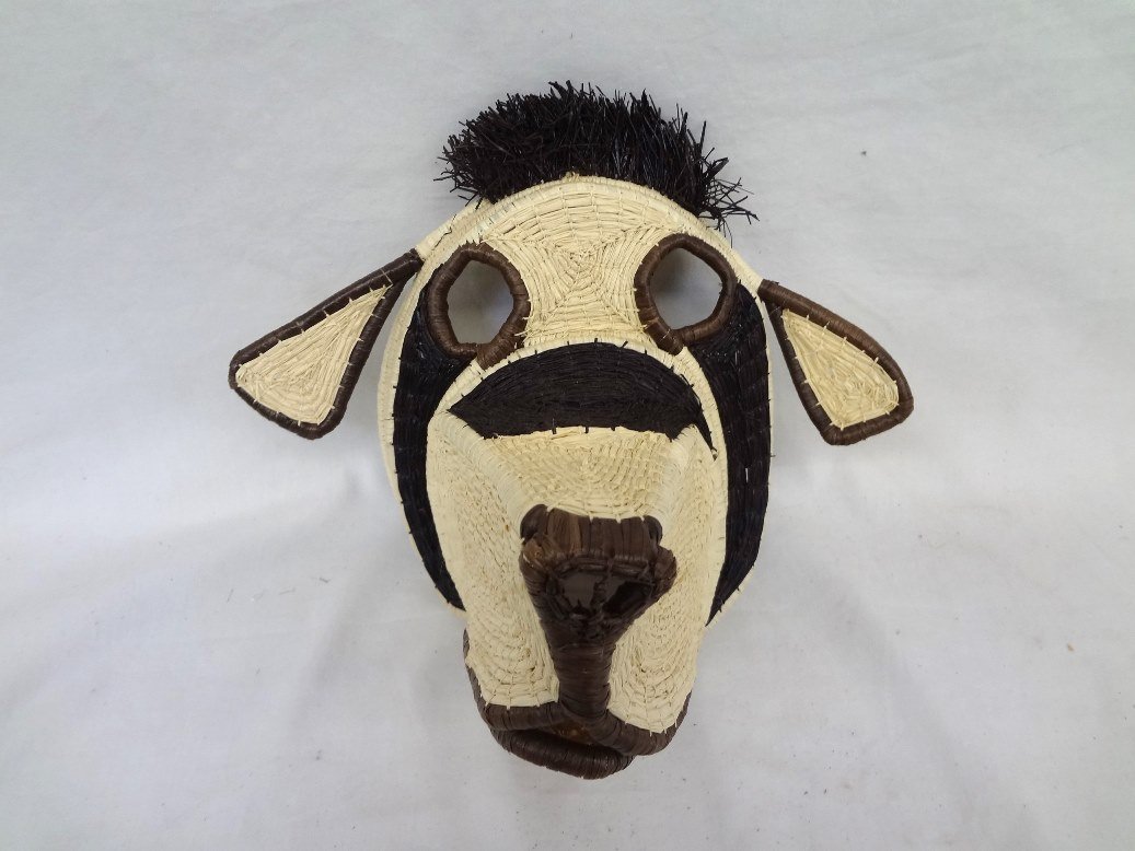 Wounaan/Emberia Basketry Animal Mask from Panama (1 of 3)