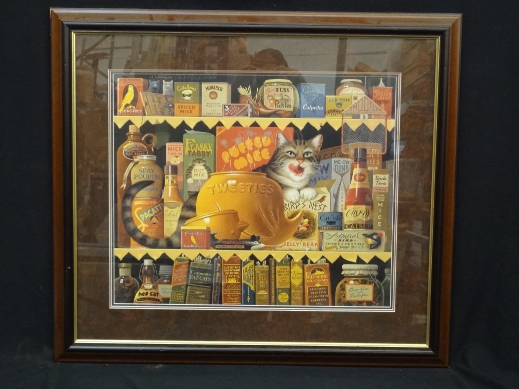 Charles Wysocki Signed and Numbered Lithograph Matted (1 of 2)