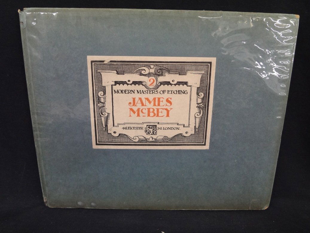 James McBey "Modern Masters of Etching #2" 1924 Book (1 of 7)