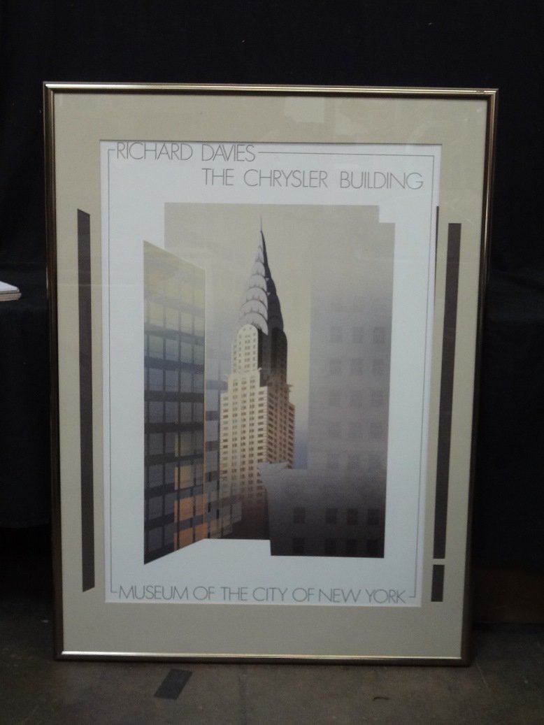 Richard Davies Lithograph Poster "The Chrysler (1 of 6)