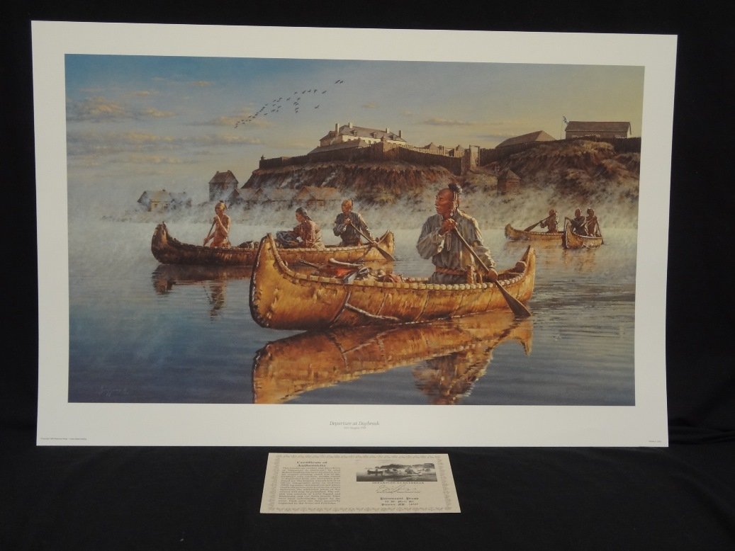 Robert Griffing "Departure at Daybreak" Signed, (1 of 5)