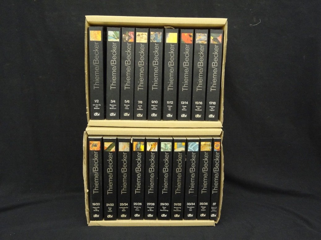 Thieme-Becker 37 Volumes ISBN: 3-423-05908-7 Dictionary (1 of 5)