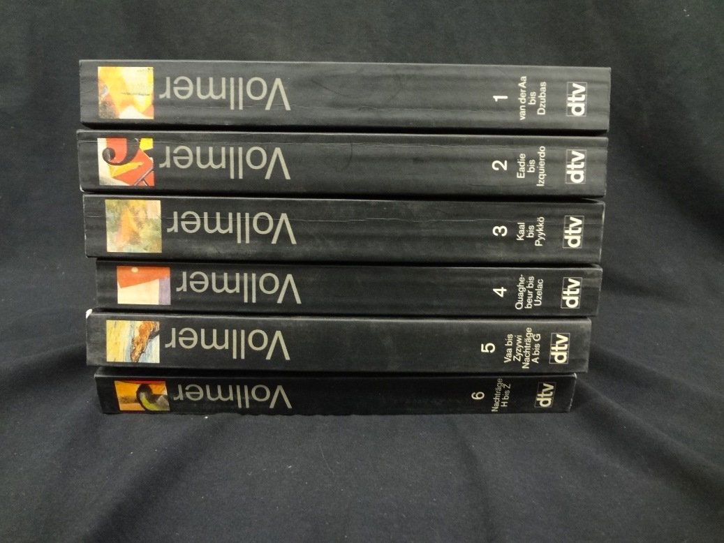 (6) Volume Set of "Vollmer" Published in Germany 1992 (1 of 5)