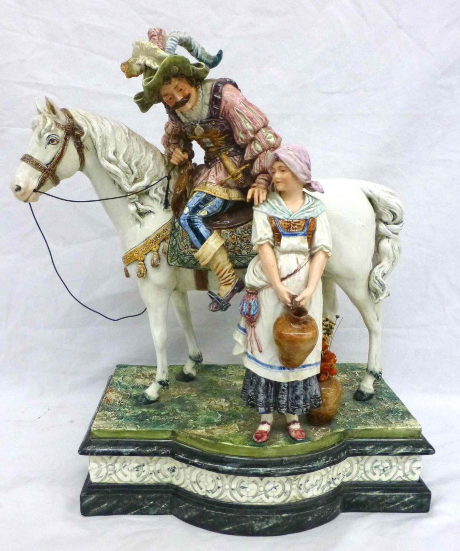 17" Italian Porcelain Figural Group (1 of 4)