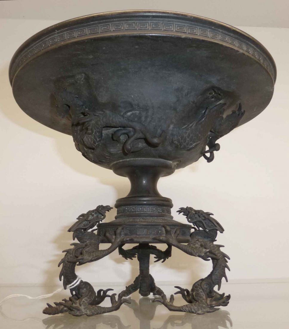 Cast Iron Flying Dragons Incense Burner (1 of 6)