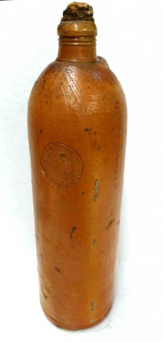 O - Selter Nassau Stoneware Salt Glaze Bottle (1 of 4)