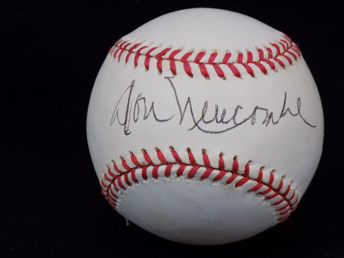 Don Newcombe Autographed Official NL Coleman Baseball (1 of 2)