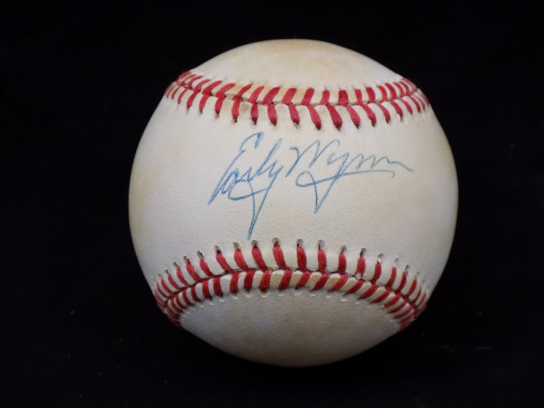 Early Wynn Autographed AL Brown Baseball SGC Cert (1 of 2)