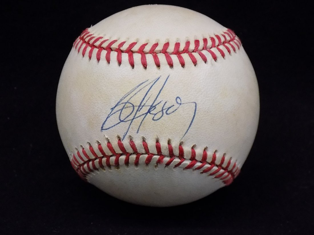 Bo Jackson Autographed AL Brown Baseball SGC Cert (1 of 2)