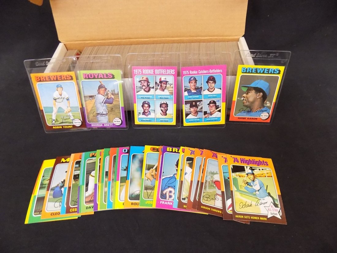 1975 Topps Baseball Complete Set * George Brett RC * (1 of 4)