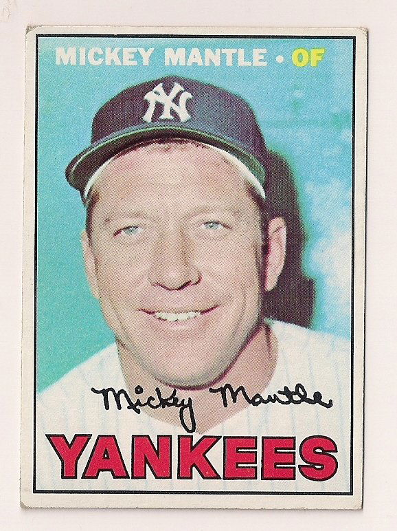 1967 Topps Baseball #150 Mickey Mantle New York Yankees (1 of 1)