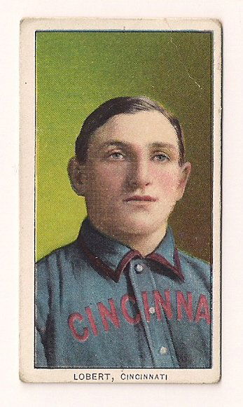 1909-11 T206 HANS LOBERT Portrait Cincinnati Reds (1 of 2)
