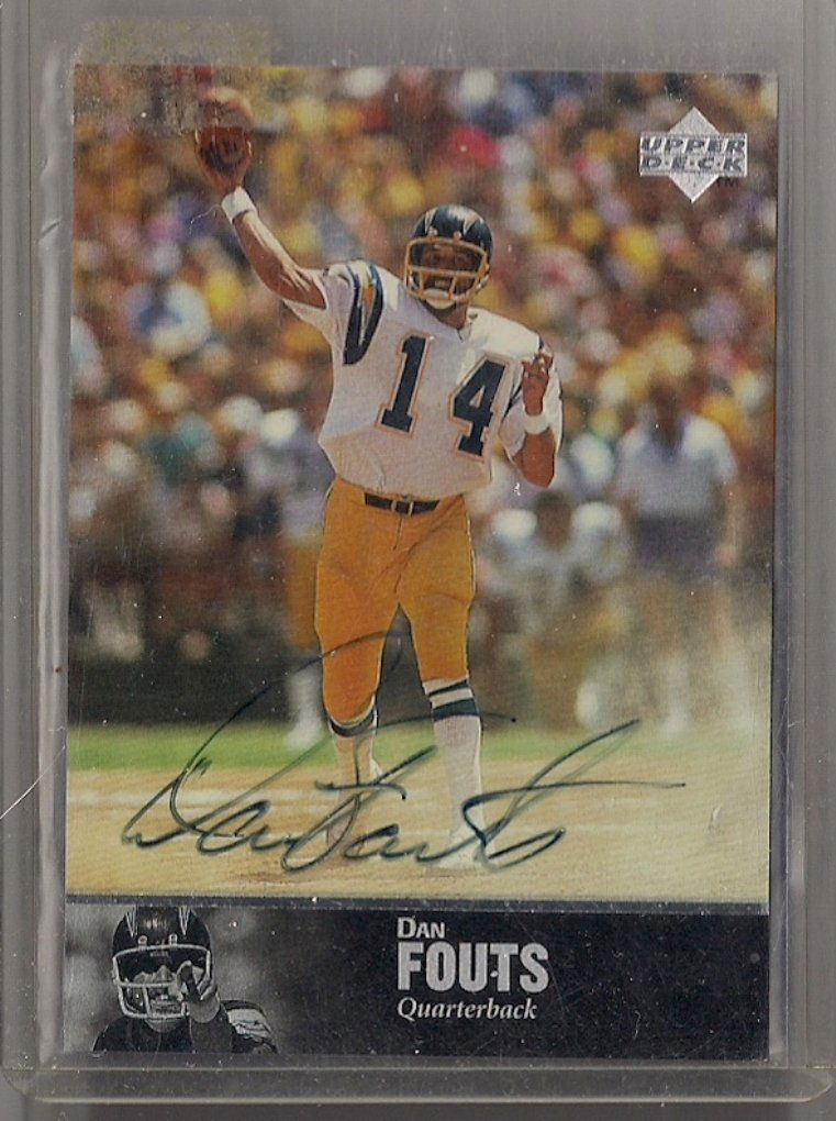 1997 Upper Deck Legends Dan Fouts Autographs #AL-7 (1 of 1)