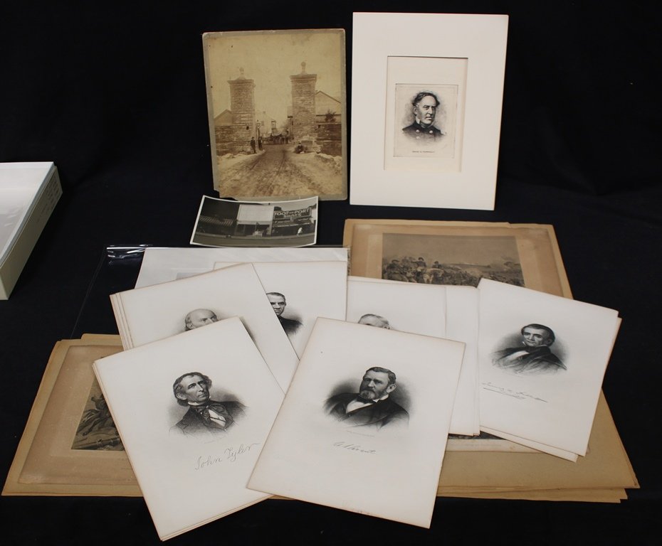 Paper Ephemera Lot Presidential Engravings (1 of 1)