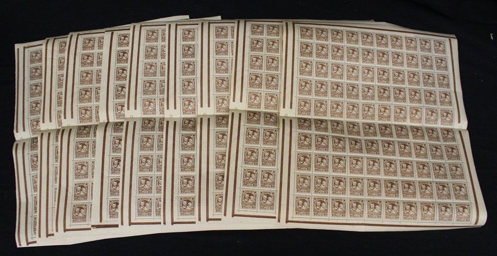 Russia Scott B50 (9)Sheets of 100 F-VF OG NH SCV.$5400+ (1 of 2)