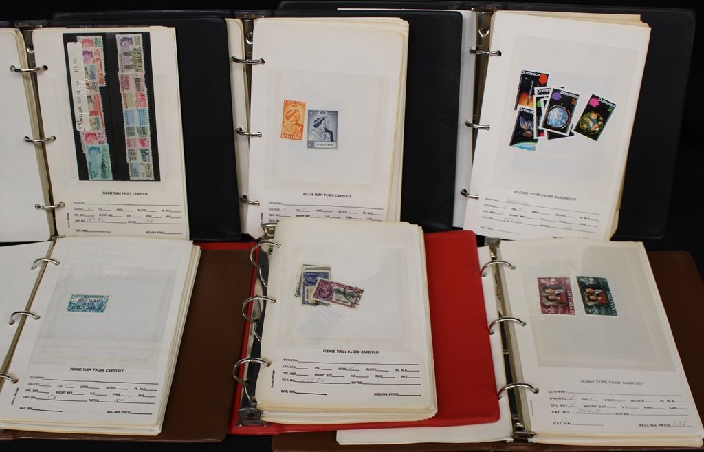 British Commonwealth Dealer Stock in (6)Counter Books (1 of 1)