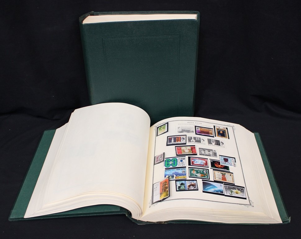 (2)Volume British Asia Stamp Collection (1 of 4)