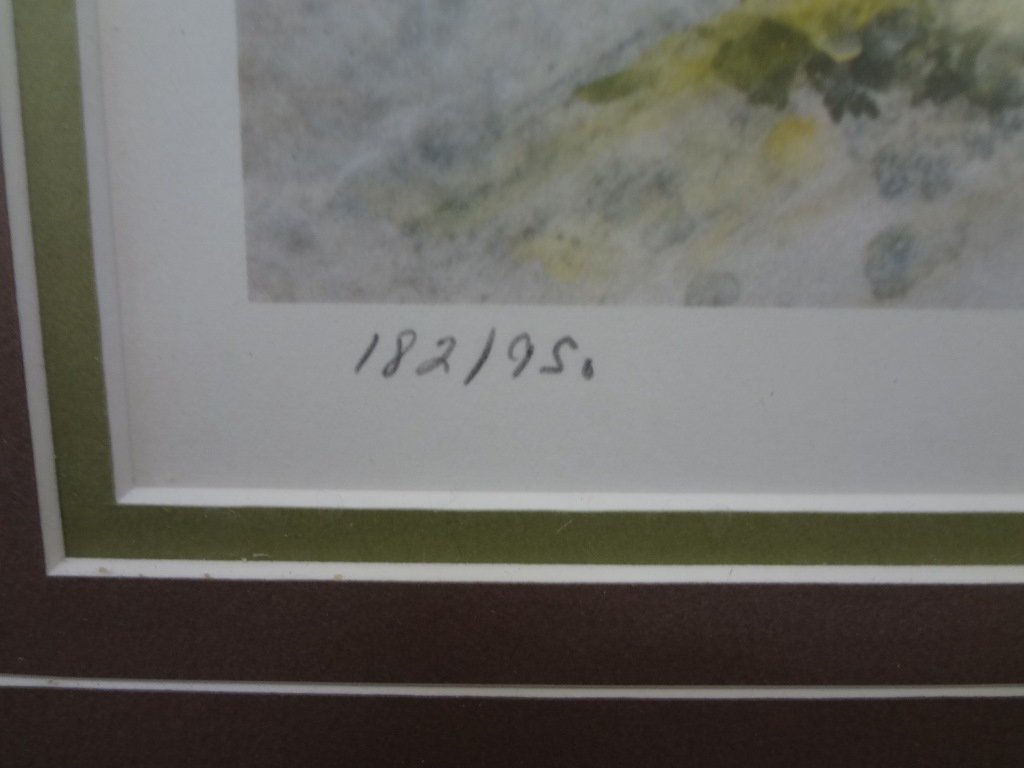 Chen Chi Signed Lithograph Matted and Framed 182/950: Chen Chi Signed Lithograph Matted and Framed 182/950: Signed and numbered 182/500, measures 23.5 x 39.5. Frame has some dings but the print is really nice. This is from his Shanghai Print series.