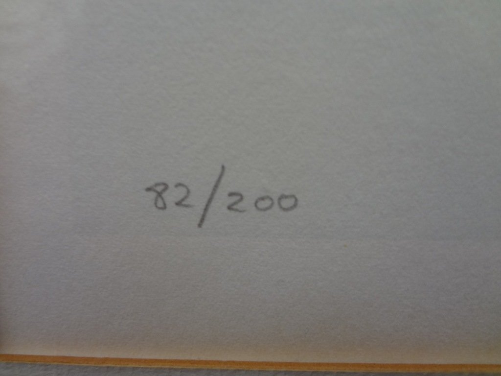 Hirschfield Lithograph "Charlie Chaplin" Signed and (1 of 1)