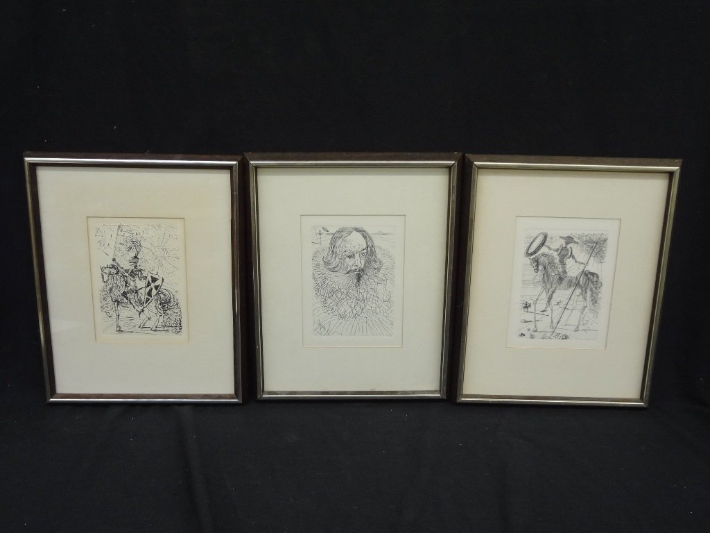 Salvador Dali Etchings "El Cid", "Don Quixote", (1 of 4)