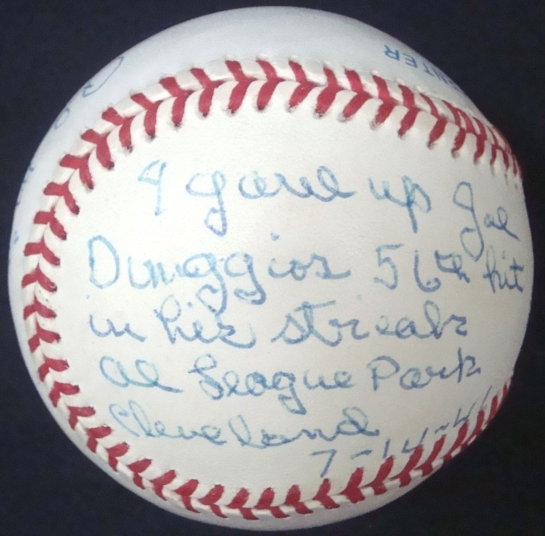 Al Milnar Single Signed and "Joe DiMaggio" Inscribed (1 of 3)