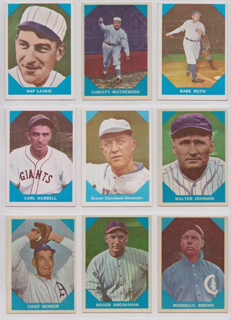 1960 Fleer Baseball Greats Complete Set, (79) Cards (1 of 9)