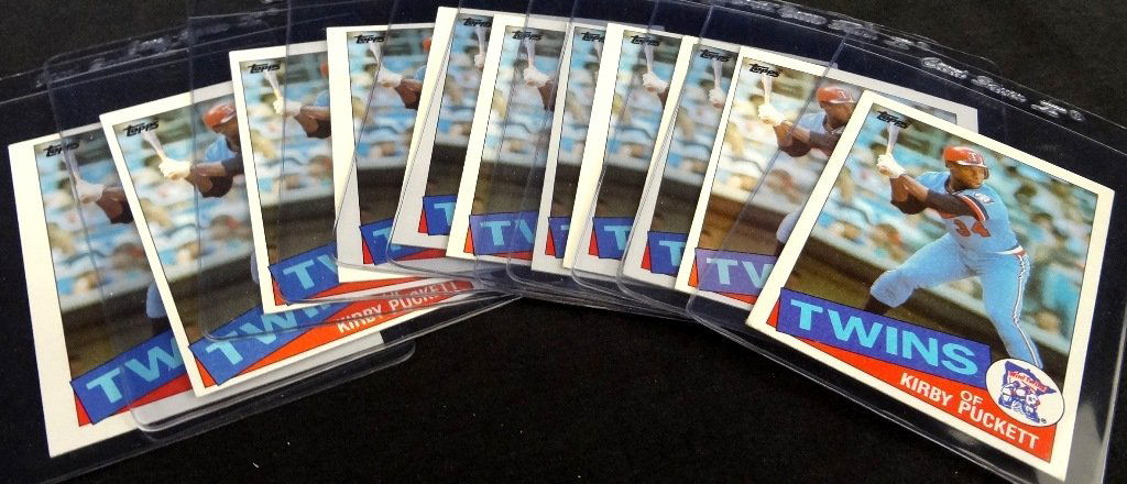1985 Topps #536 Kirby Puckett Rookie Card, Lot of (11) (1 of 1)