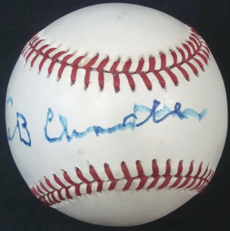 Happy Chandler Single Signed OAL Baseball (1 of 3)