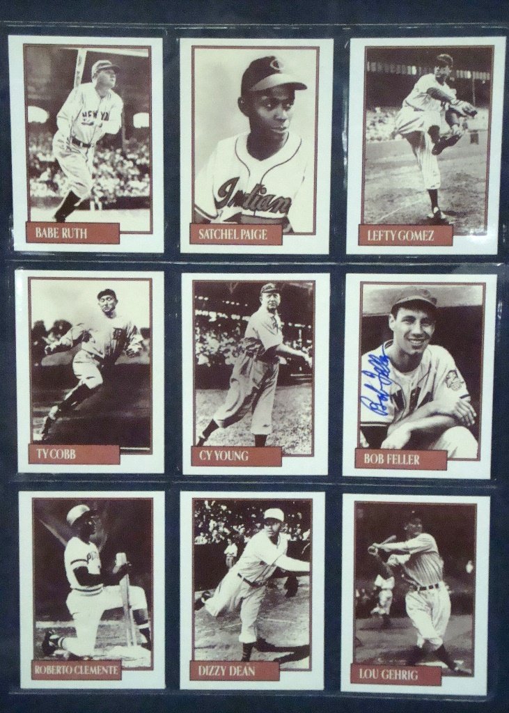 Bob Feller Signed Star Card Display (1 of 2)