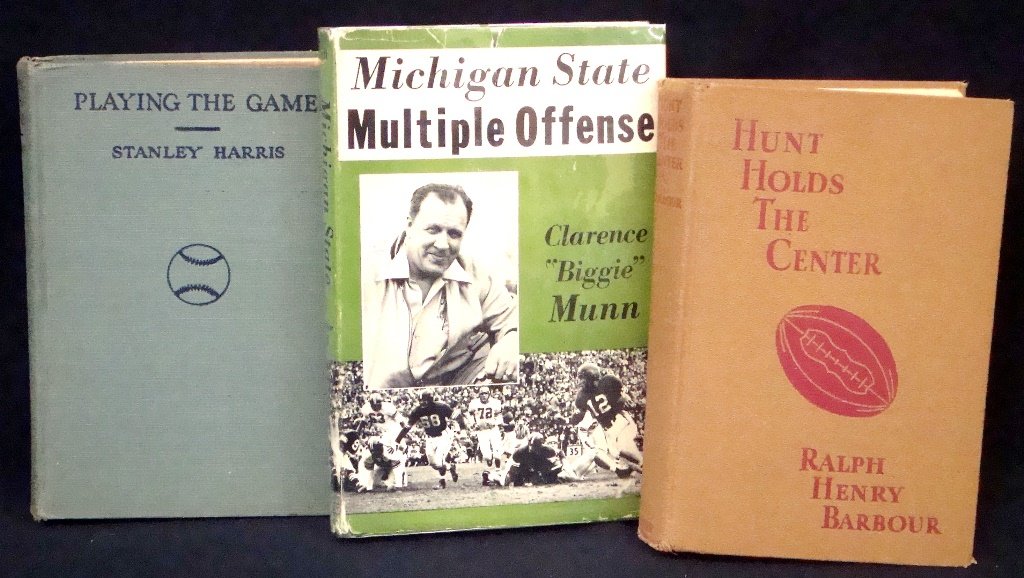 Lot of (3) Vintage Football and Baseball Sports Books (1 of 1)