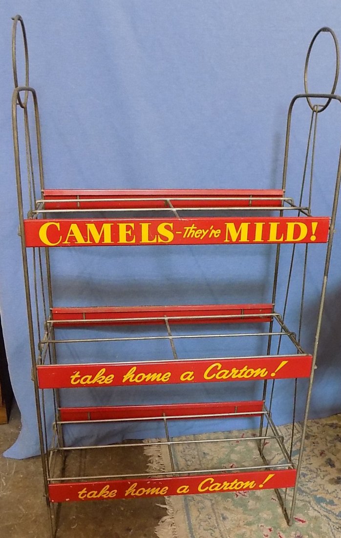 Vintage Prince Albert/Camel Cigarette Advertising Stand (1 of 4)