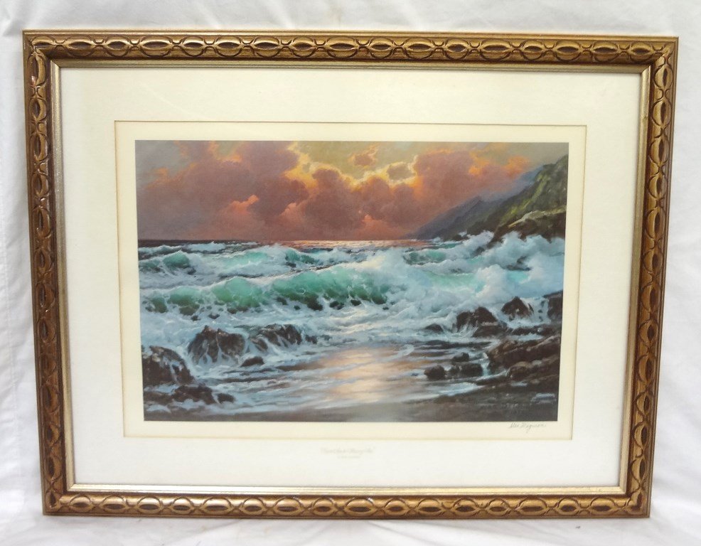 Alex Dzigurski "From Sea to Shining Sea" Signed, Matted (1 of 3)