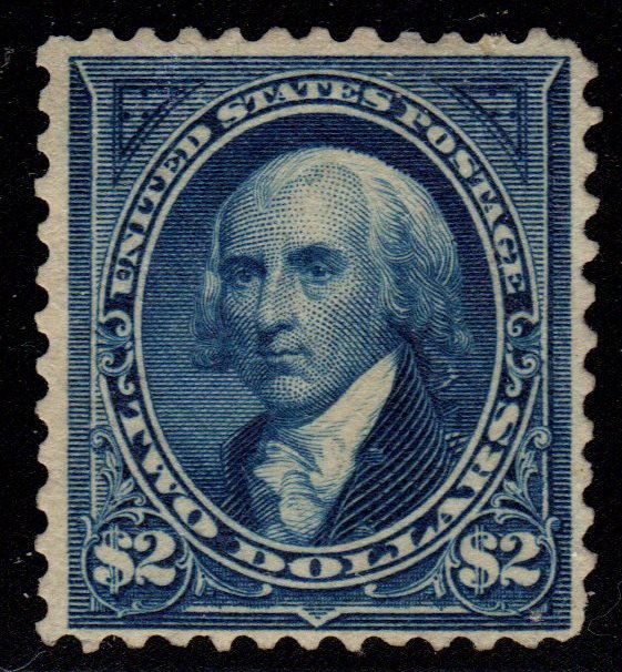 United States Scott 262 F-VF Unused $2 Madison (1 of 1)