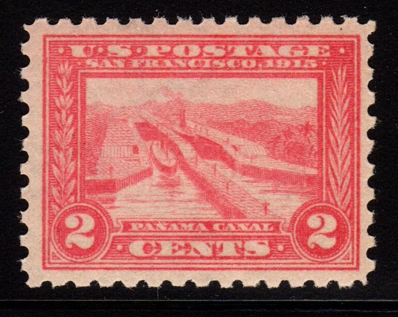 United States Scott 402 VF OG NH SCV.$170: Very nice 2¢ perf 10 Pan-Pacific, Scott 402, Unused with VF centering, never hinged original gum that has natural gum skips. 2016 SCV.$170