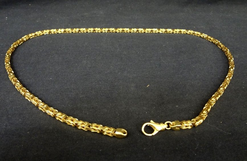 22" Long 14KT Double Link Heavy Box Chain 61.6g: 22" Long 14K Double Link Box Chain 61.6 grams: Beautiful lobster claw clasp and very heavy.