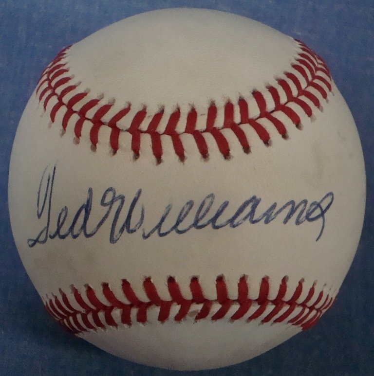 Ted Williams Single Signed OAL Baseball, JSA LOA (1 of 3)