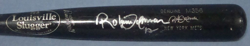 Robbie Alomar Autographed Game Used Louisville Slugger (1 of 7)