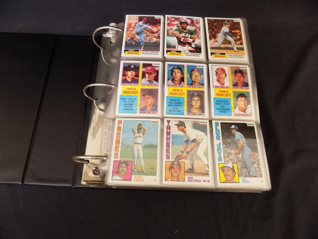 1984 TOPPS Complete NESTLE Baseball Card Set (1-792) (1 of 2)
