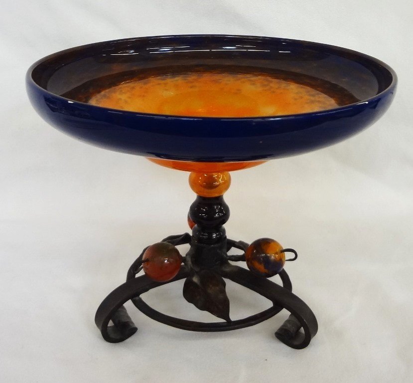Charles Schneider Glass Chalice or Compote Translucent (1 of 6)