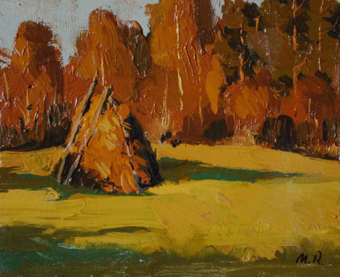 Mark Kremer (Russian, b. 1928) Oil Warm Evening (1 of 3)