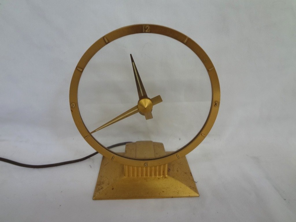 Jefferson Mid Century Modern Golden Hour Electric Clock (1 of 4)
