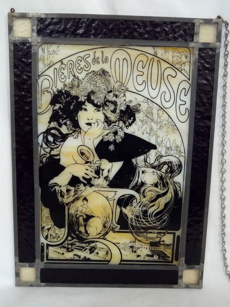 Alphonse Mucha (1860-1939) "Bieres de la Meuse" on (1 of 1)