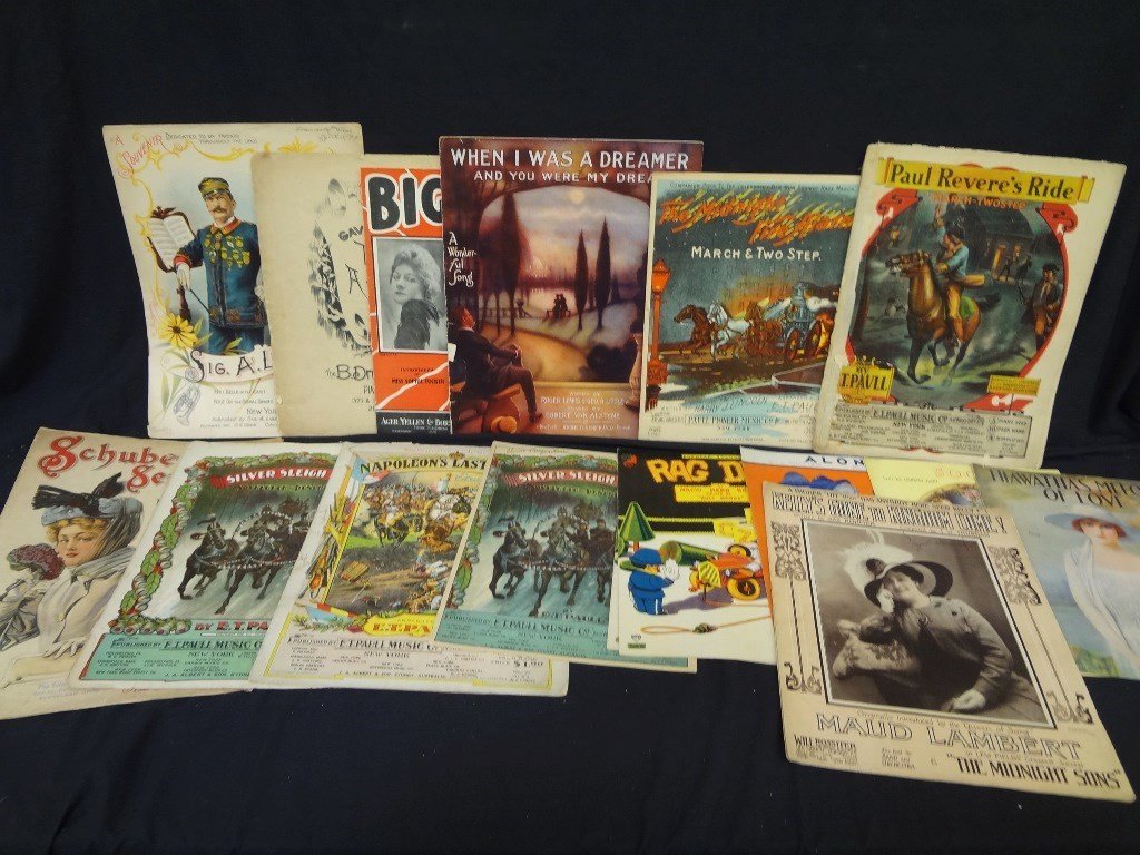 Late 1800's Sheet Music: 15 pieces Shubert's Serenade, (1 of 6)