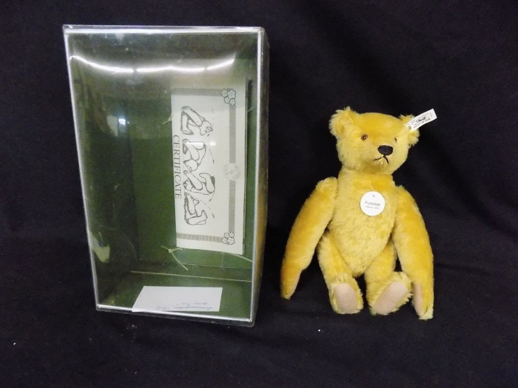 Steiff - Purzel Bar Somersault Bear 1909, in box, with (1 of 6)